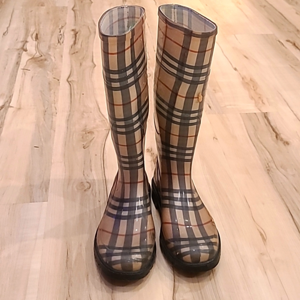 Burberry House Check Rainboots